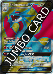 Salamence GX SM139 Full Art JUMBO OVERSIZED Promo - Dragon Majesty Salamence GX Special Collection